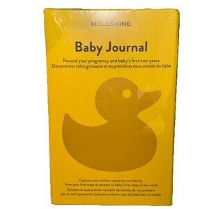 Moleskine Guided Baby Journal 5.12"x8.25" Hardcover -‎ NEW